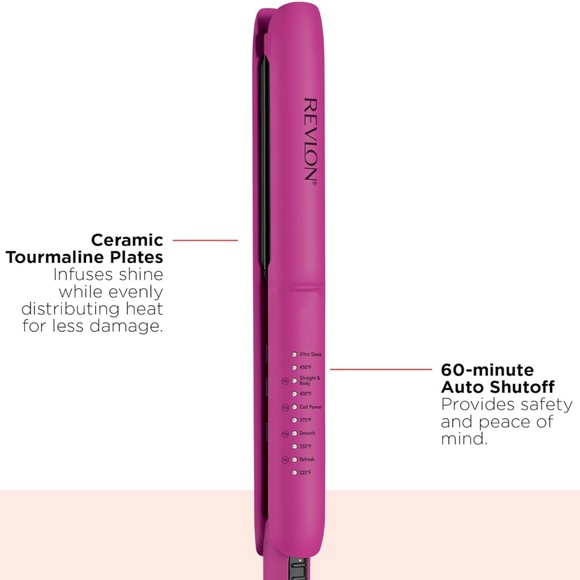 NIB Dual Voltage Revlon Flat Iron - Picture 4 of 11